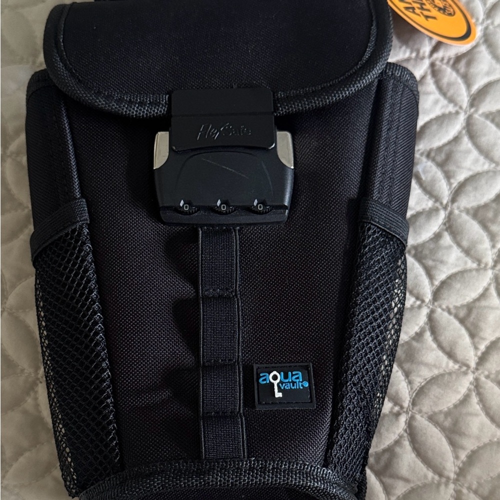 Black Secure Storage Pouch